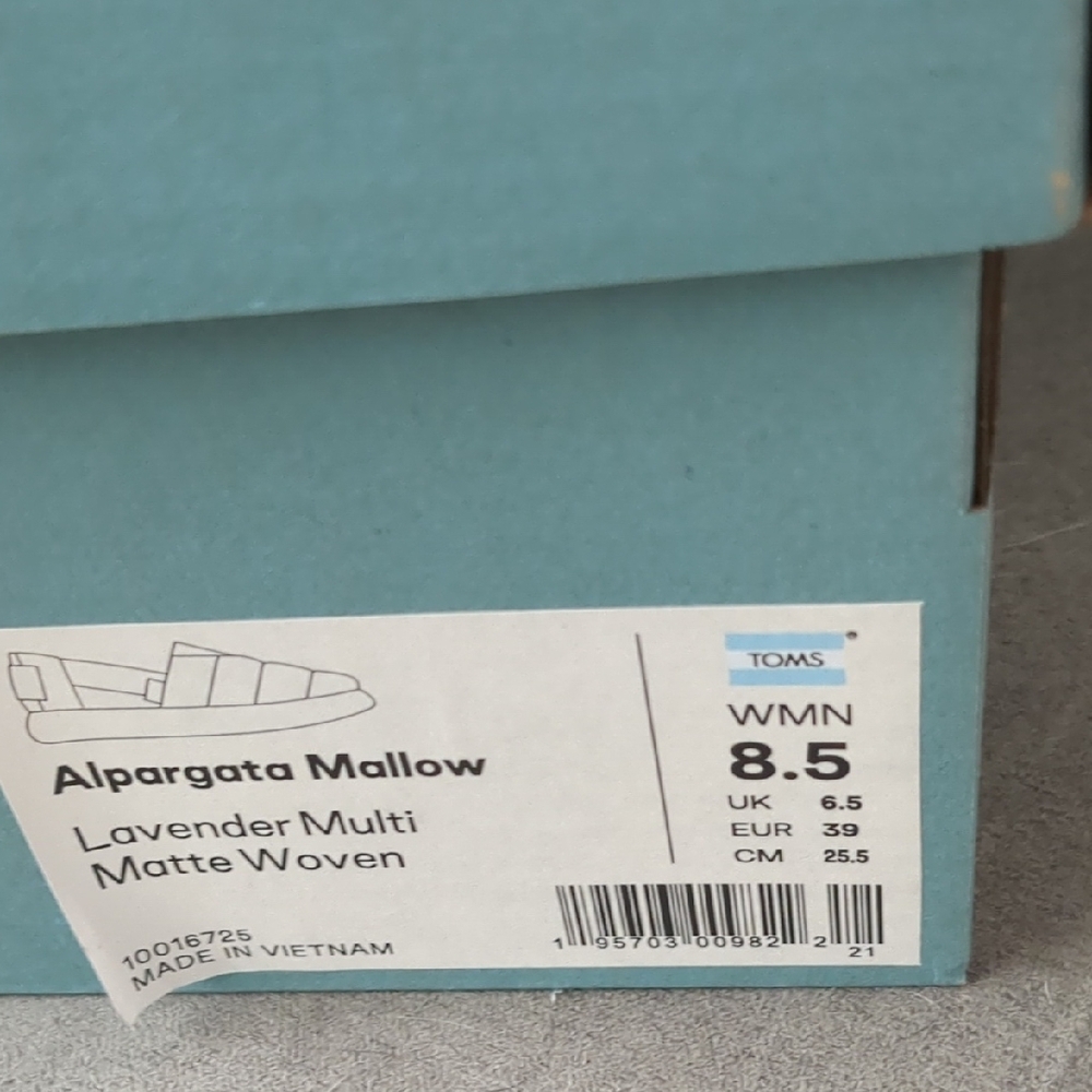 Toms Women's Multicolor Slip-On Flats - Picture 5 of 6